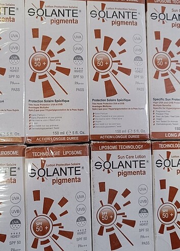  Beden SOLANTE PİGMENTA 50+ SUN CARE LOTION 150 ML