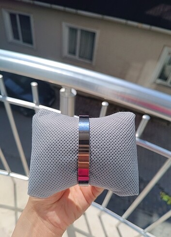 Yanları taşlı sonsuz çelik bileklik  - Görsel 5