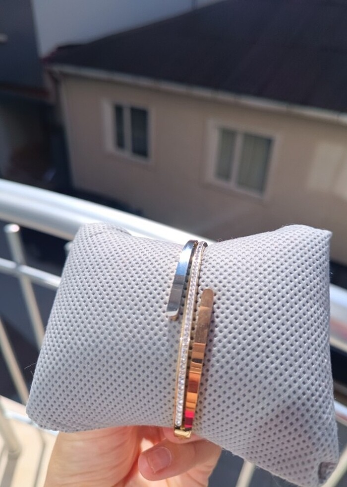 Gold çelik bileklik  - Görsel 3