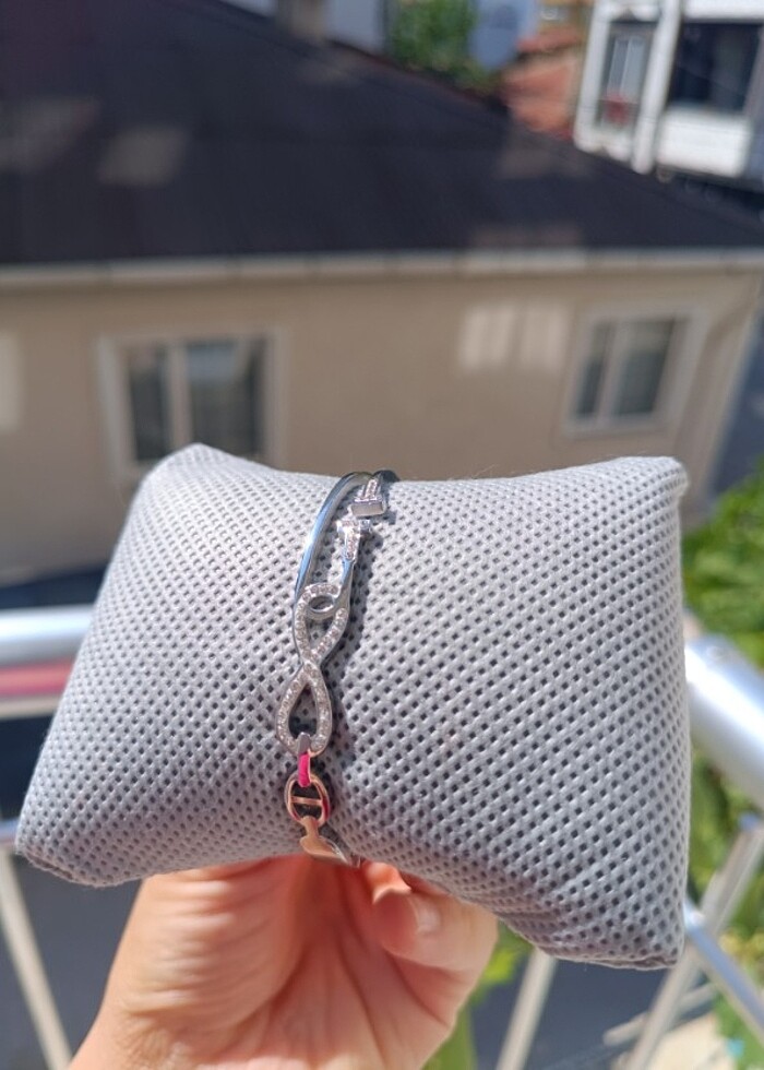 Sonsuzluk çelik bileklik  - Görsel 2