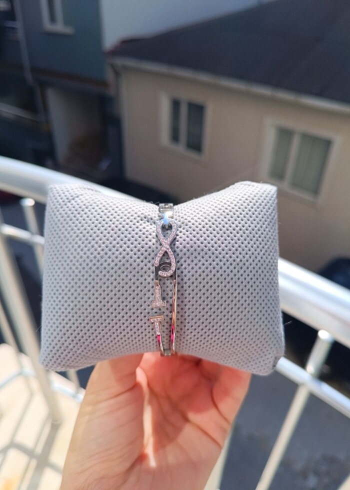 Sonsuzluk çelik bileklik  - Görsel 3