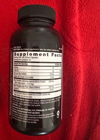 GNC Erkekler için Prostat Formülü 60 Yumuşak Kapsül - Görsel 2