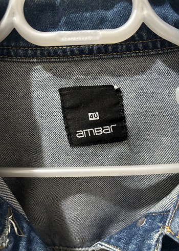 Düğmeli Mavi Kadın Denim Ceket - Görsel 3