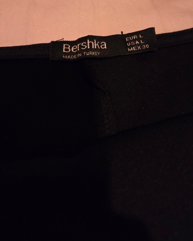 bershka siyah mini askılı elbise - Görsel 3