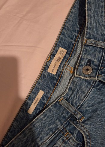 Bershka straight mom jean - Görsel 4
