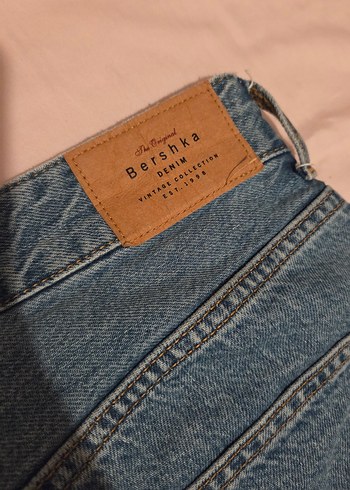 Bershka straight mom jean - Görsel 3