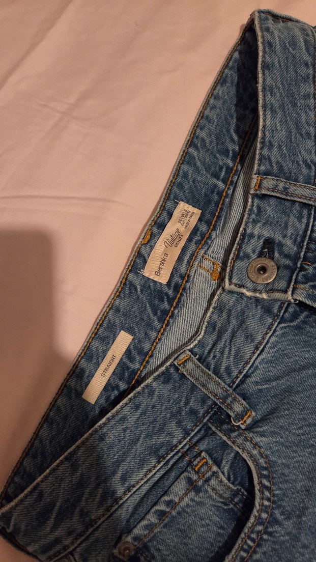 Bershka straight mom jean - Görsel 4