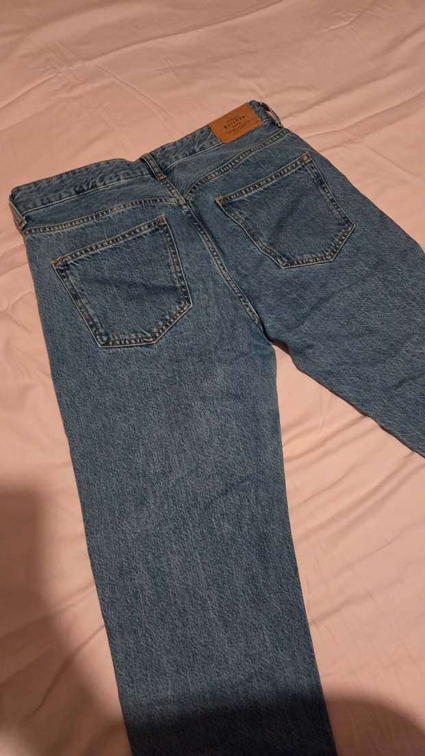 Bershka straight mom jean - Görsel 2