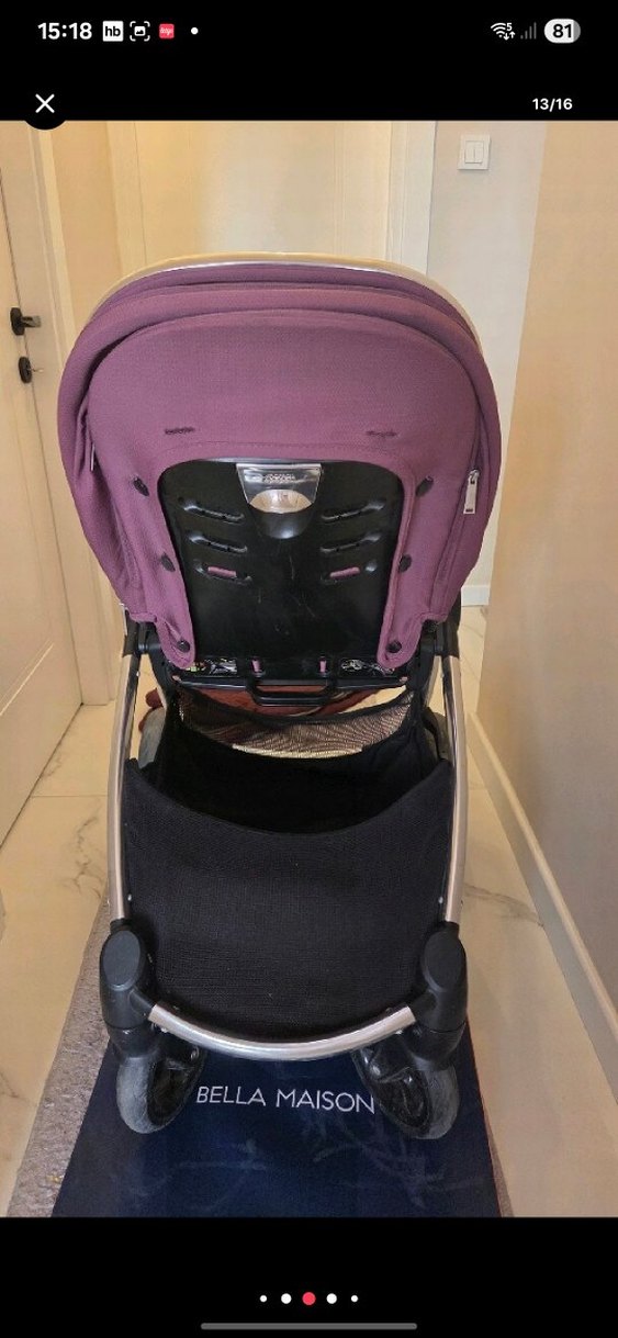 mamas papas ocarro bordo bebek arabası ve puseti - Görsel 4