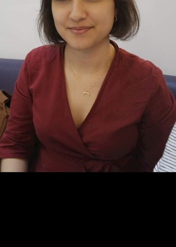 tarçın rengi gömlek ve bordo kimono tarzı bluz - Görsel 2