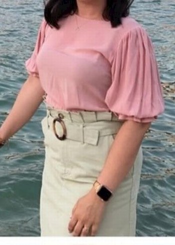 Mudo açık küf yeşili kemerli etek - Görsel 2