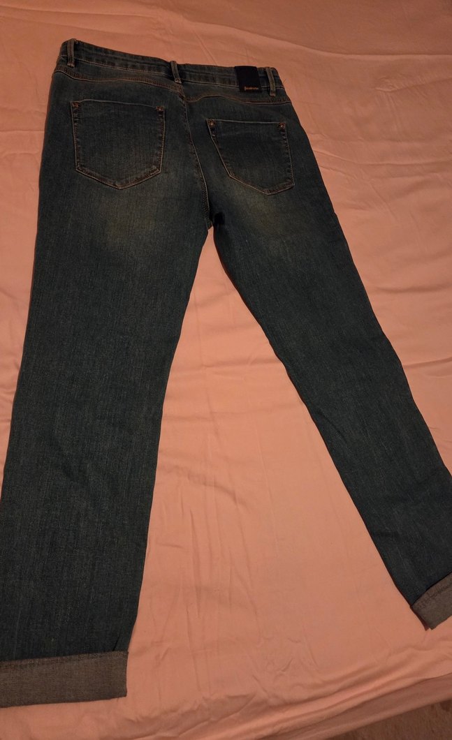 LOFT Kadın Koyu mavi skinny kot pantolon - Görsel 3