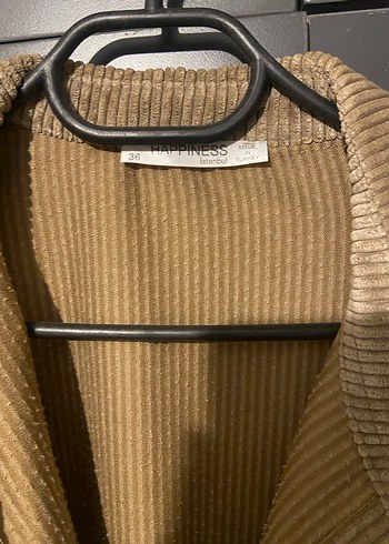 Bej Kadın Süet Düğmeli Gömlek - Görsel 2