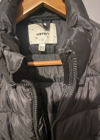 Siyah Kadın Fermuarlı Yelek - Görsel 2