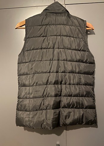 Siyah Kadın Fermuarlı Yelek - Görsel 4