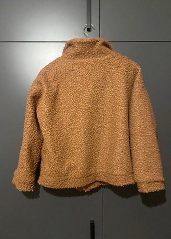 Kahverengi Suni Kürklü Midi Kadın Ceket - Görsel 4