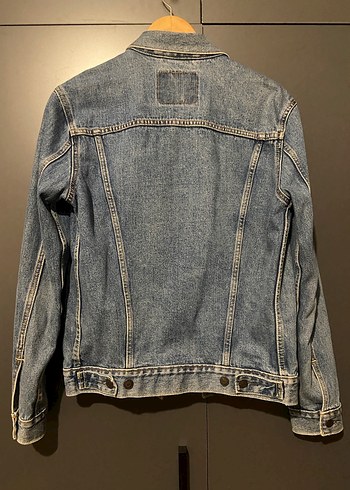 Düğmeli Kadın Mavi Denim Ceket - Görsel 6