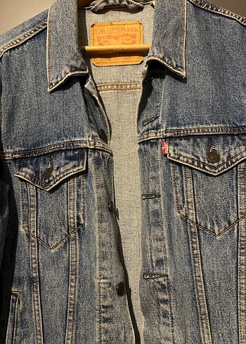 Düğmeli Kadın Mavi Denim Ceket - Görsel 2