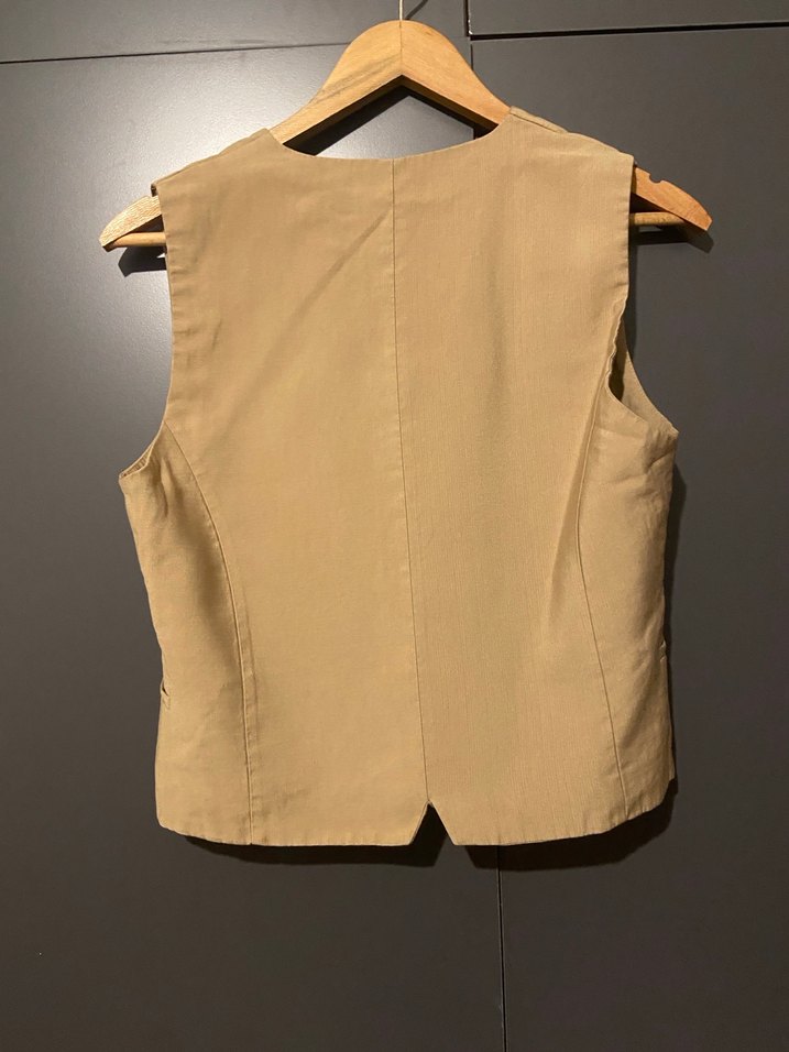 Bej Kemerli Kolsuz Kısa Takım - Görsel 4