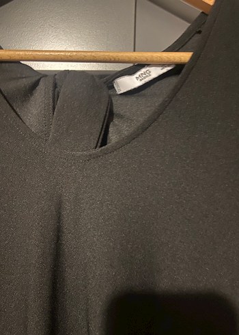 Siyah V Yaka Uzun Kollu Triko Elbise - Görsel 2