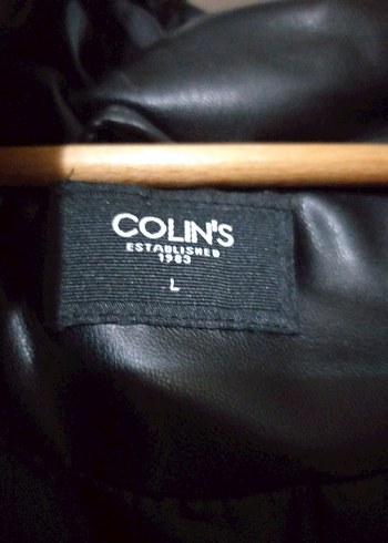 Siyah Deri Fermuarlı Biker Yelek - Görsel 10