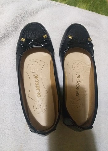 ANNE AYAKKABISI Siyah Yılan Desenli Düz Tabanlı Kadın Ayakkabı - Görsel 11