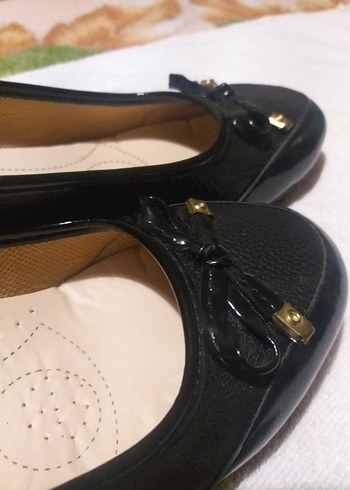 ANNE AYAKKABISI Siyah Yılan Desenli Düz Tabanlı Kadın Ayakkabı - Görsel 7