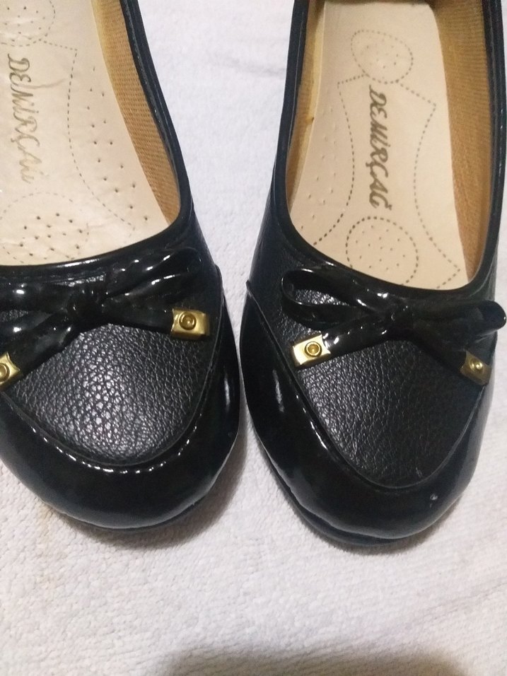 ANNE AYAKKABISI Siyah Yılan Desenli Düz Tabanlı Kadın Ayakkabı - Görsel 3