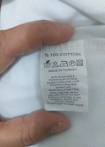 Beyaz Erkek Coçuk okul Polo Yaka Tişört - Görsel 8