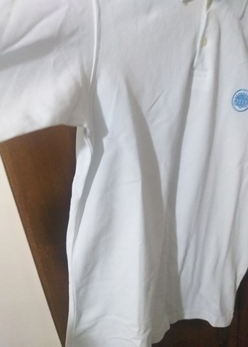 Beyaz Erkek Coçuk okul Polo Yaka Tişört - Görsel 3