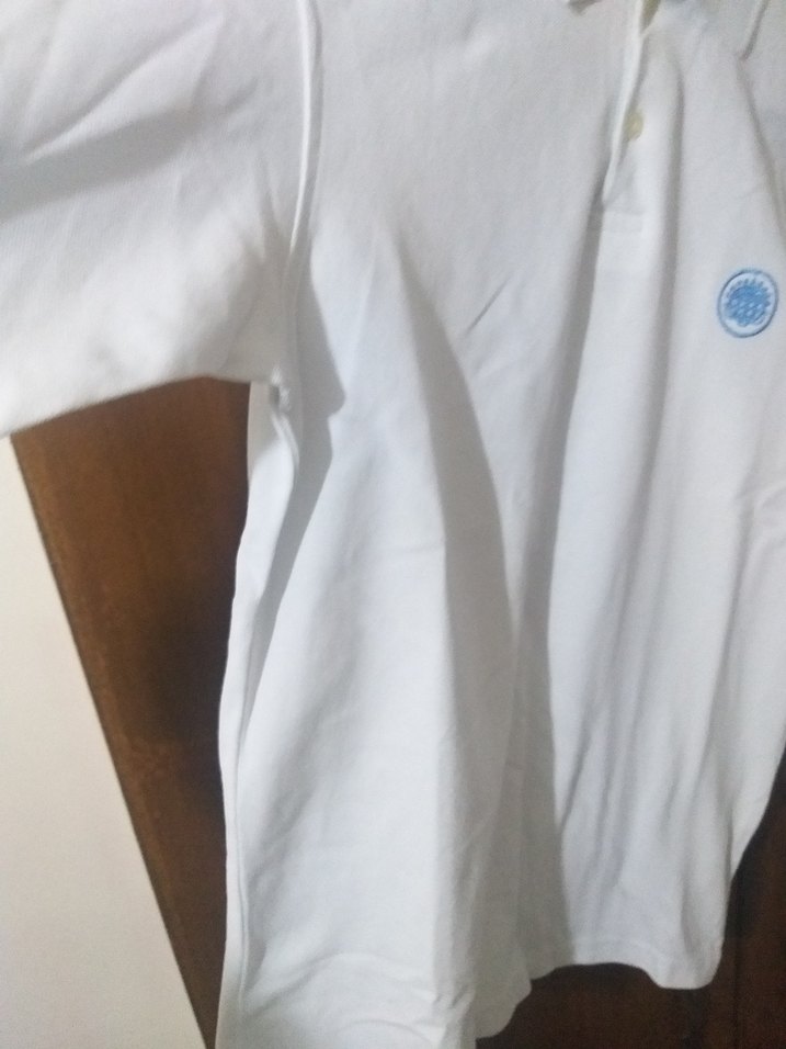 Beyaz Erkek Coçuk okul Polo Yaka Tişört - Görsel 3