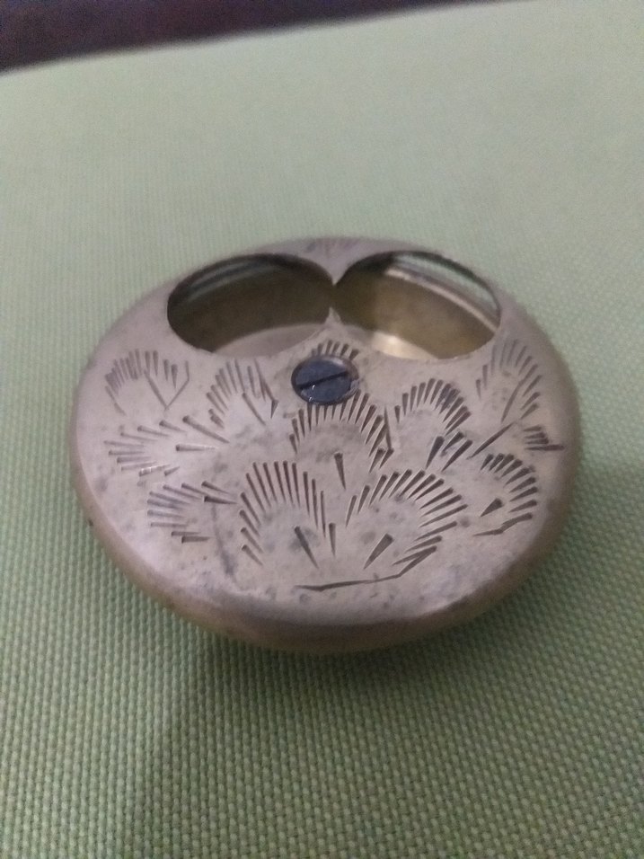 Pırinç Misk kutusu VINTACE ANTİKA KOKULUK - Görsel 5