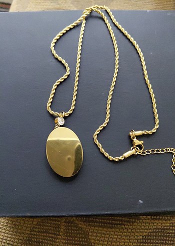 Altın Renkli Uzun Zincirli Kadın Kolye - Görsel 6