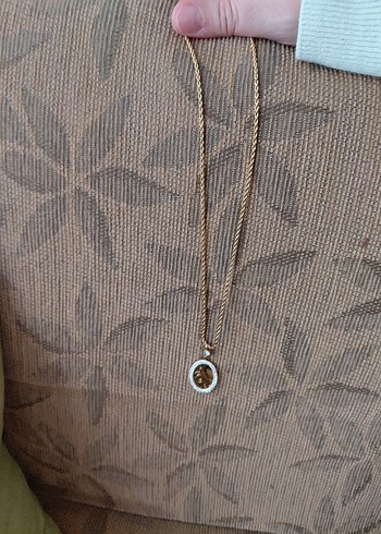 Altın Renkli Uzun Zincirli Kadın Kolye - Görsel 8