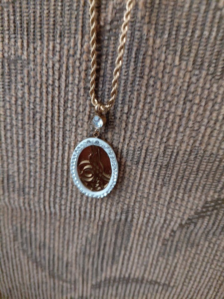 Altın Renkli Uzun Zincirli Kadın Kolye - Görsel 5