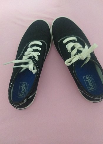 36 Beden Siyah Kadın Spor Ayakkabı Velcro Bağcıklı #KEDS SPOR AYAKKABI