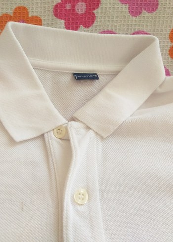 Erkek Beyaz Kısa Kollu Polo Tişört11 yaş - Görsel 6