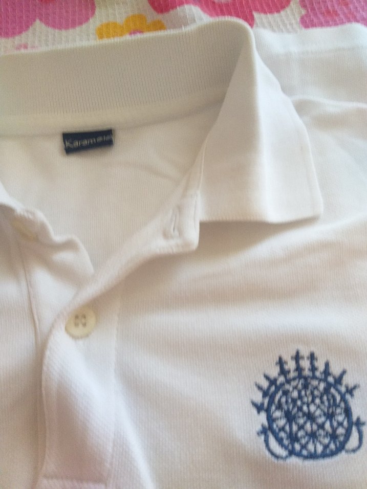 Erkek Beyaz Kısa Kollu Polo Tişört11 yaş - Görsel 3