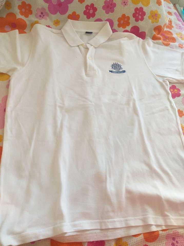 Erkek Beyaz Kısa Kollu Polo Tişört11 yaş - Görsel 4