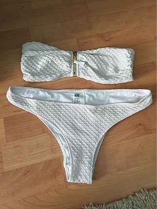 H&M beyaz bikini