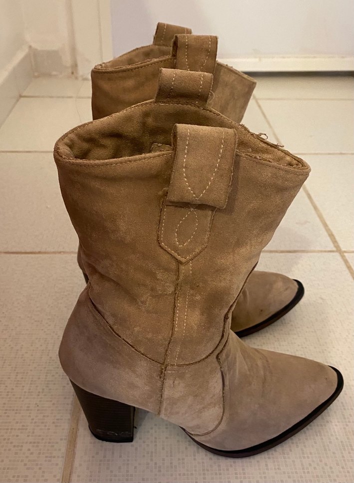 Süet kovboy çizme - Görsel 3