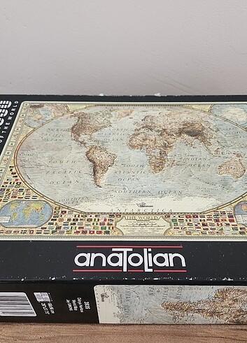 Dünya haritası puzzle 2000 parça