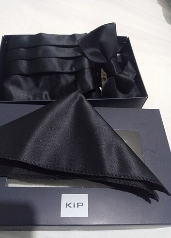 Damatlık aksesuarları papyon ve kuşak Mendil - Görsel 5