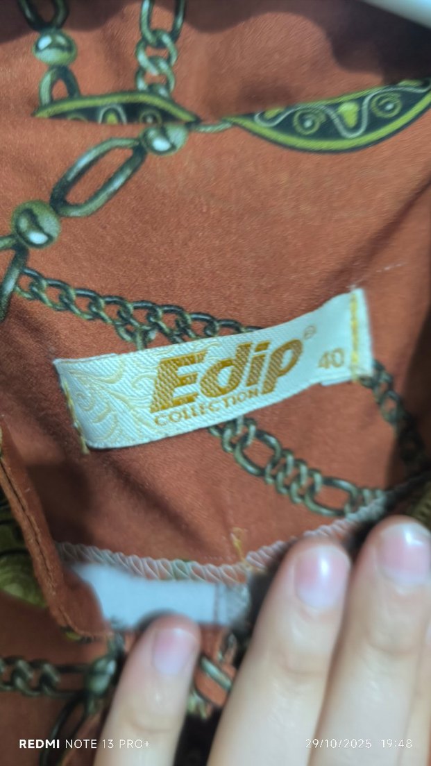 Zincir Detaylı Uzun Bohem Elbise - Görsel 3