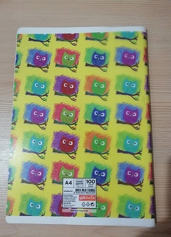  My Note 100 yaprak kareli defter a4 boy