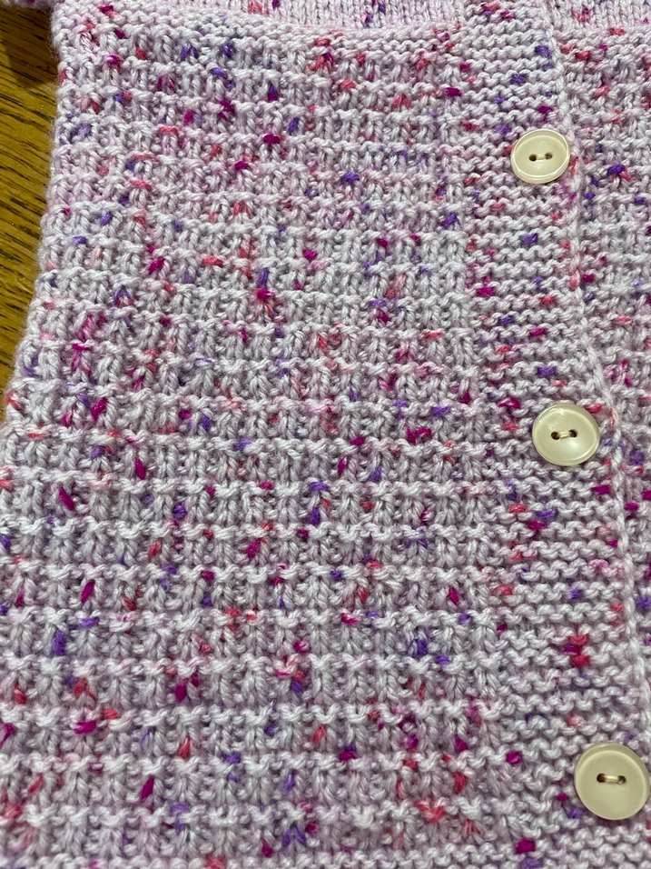 Kız Çocuk Bohem Kısa Kollu Örgü Hırka - Görsel 2