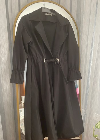 Bej Uzun Keten Kadın Trençkot fiyat sorunuz lütfen - Görsel 9