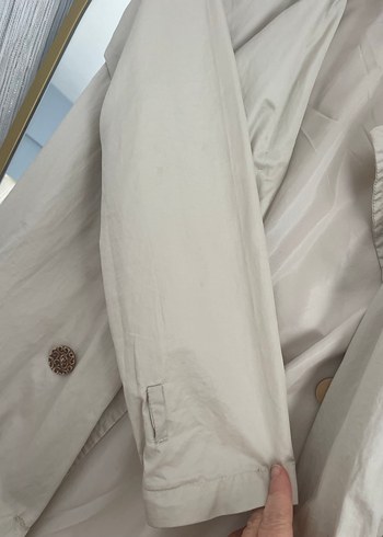 Bej Uzun Keten Kadın Trençkot fiyat sorunuz lütfen - Görsel 8