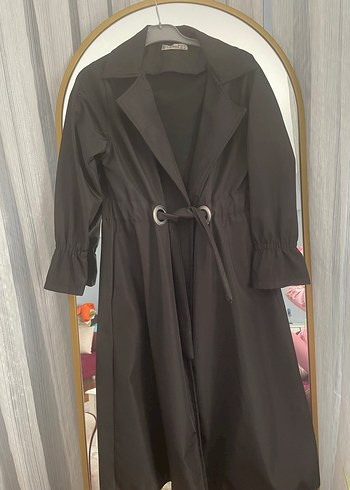 Bej Uzun Keten Kadın Trençkot fiyat sorunuz lütfen - Görsel 2