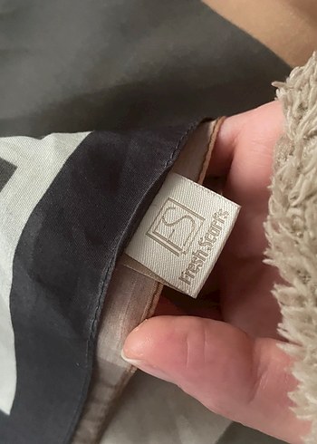 Drapeli Bohem Kahverengi Kadın Fular - Görsel 4